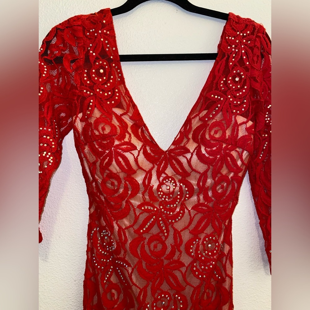 Red gown size Xs